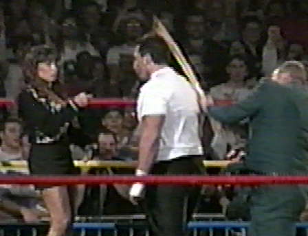The Sandman, Tommy Dreamer, and Woman