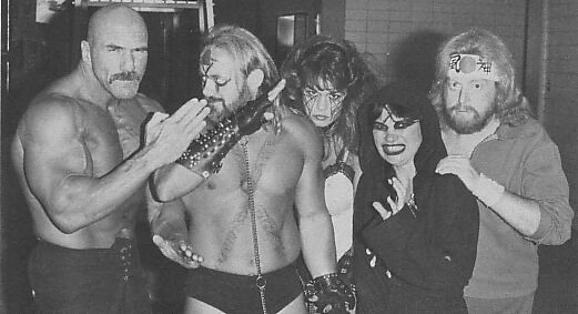 "Superstar" Billy Graham, The Fallen Angel, Kevin Sullivan, The Lock, and Sir Oliver Humperdink