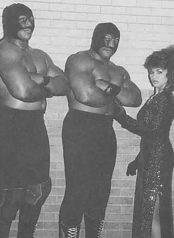 Butch Reed, Ron Simmons, and Woman