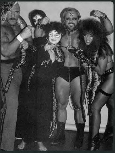 Abudadein, "Superstar" Billy Graham, The Fallen Angel, Kevin Sullivan, and The Lock